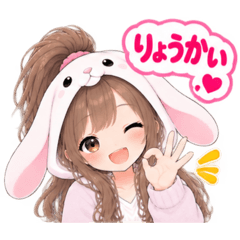 もふもふ！うさぎ女子 どきどき日常 40種類