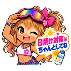 ゴーグル少女！小麦肌ギャルの日焼け事件簿