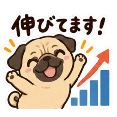 EC担当パグ 通販・運営マーケ仕事犬40種類